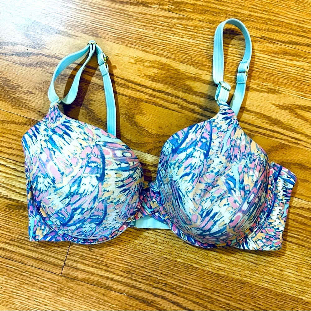 Joyspun Multicolor Bra Size 38 D Underwire Lightly Padded